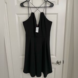 Kyrra Black Party Dress